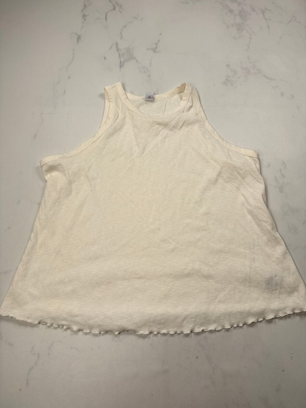 Old Navy Tank Top Cream 90s VTG Everyday Essential - Womens 4X